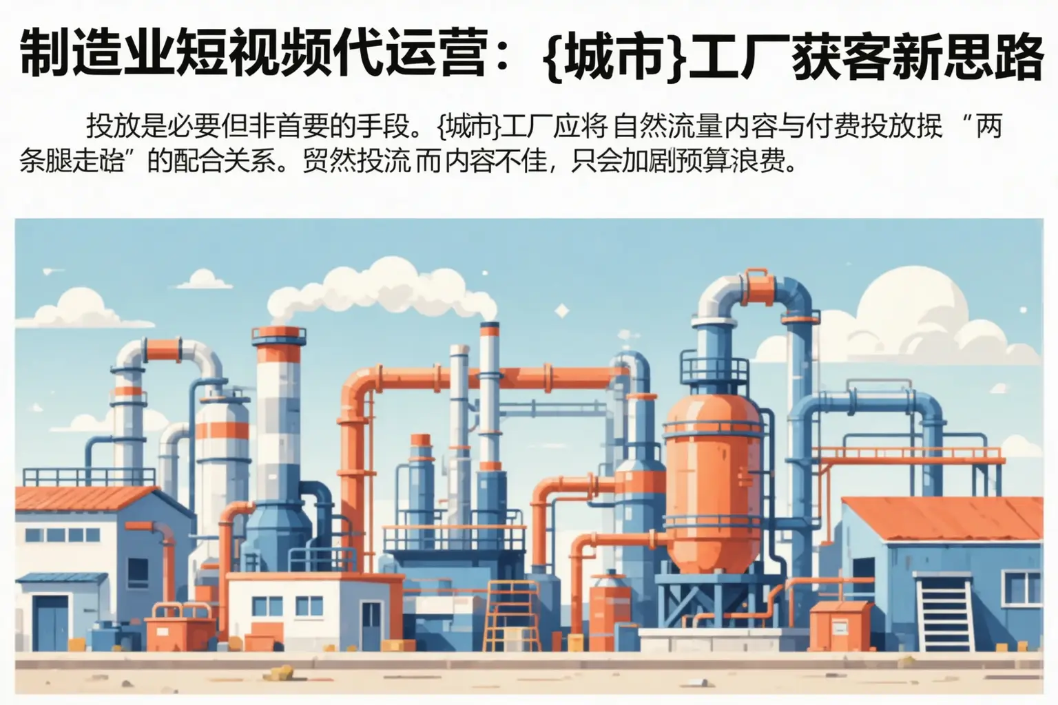 制造业短视频代运营:宜黄工厂获客新思路